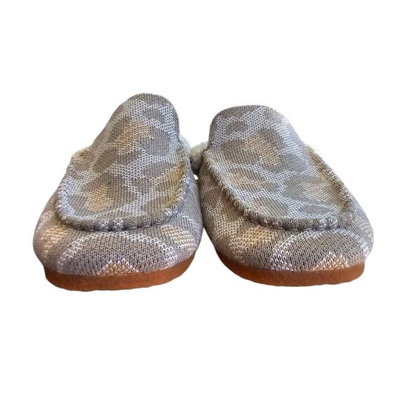 Rothy's The Scuff Slipper Cozy Cat Gray / Peach Size 7.5 - Picture 4 of 7